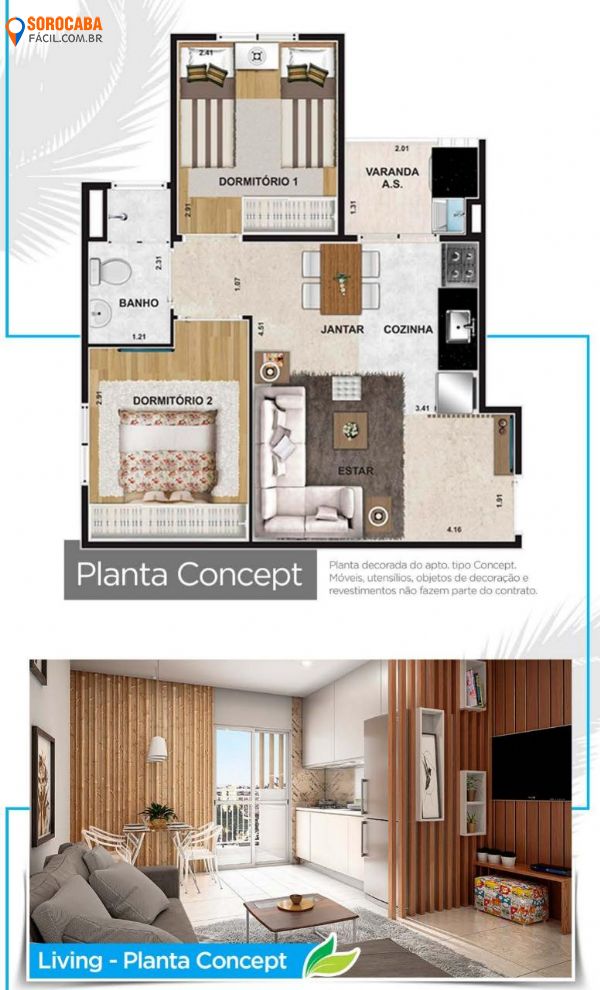 Apartamento em , Sorocaba - Apartamento Residencial Superquadra - Foto 6